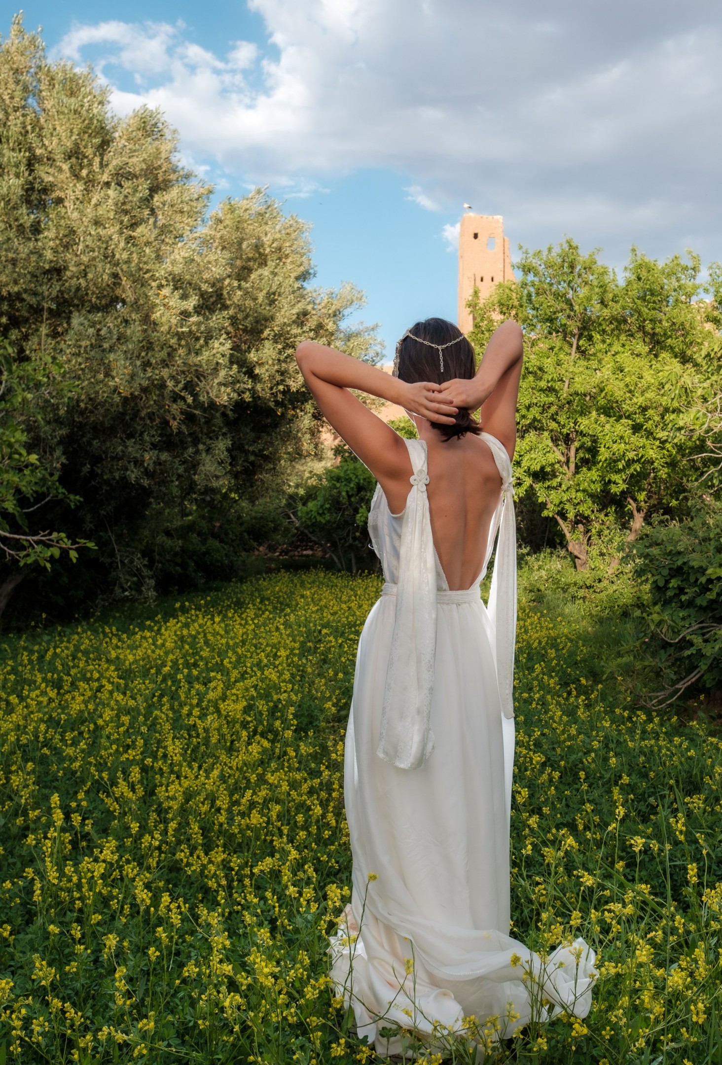 8.9Laila Dress Yousra headpiece