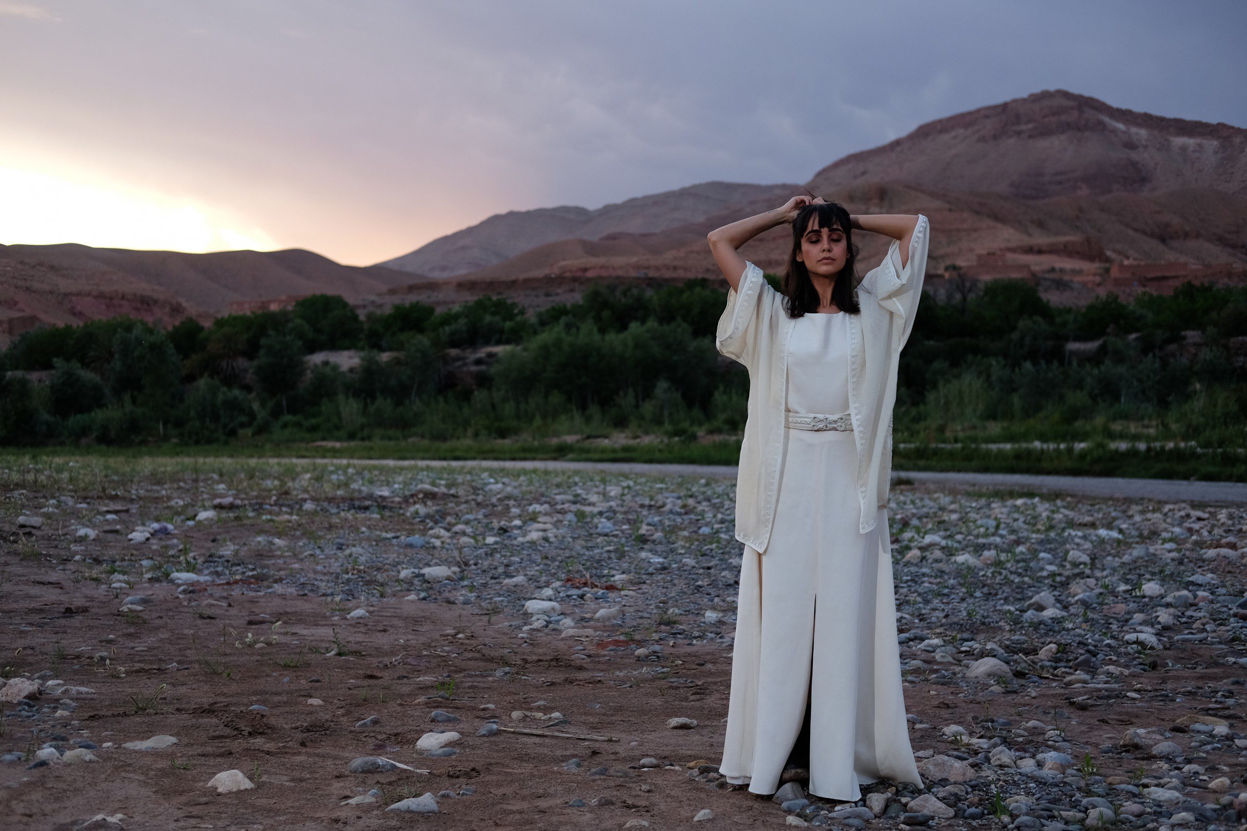 9.5Rime top Sheima skirt samira kimono tilila belt